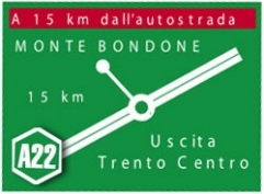Info obrzek, kde se asi tak vrchol Monte Bondone.
